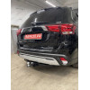 FA 0995-E Бизон Фаркоп на Mitsubishi Outlander 2012-2022 без подрезки бампера. Тип шара: E (легкосъемный шар под квадрат). Нагрузки: 3200/120 кг. Не комплектуется электрикой