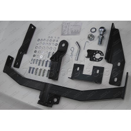 FA 1009-E Бизон Фаркоп на Toyota Land Cruiser Prado 150 2009-2023, Toyota Land Cruiser Prado 120 2002-2009 (3 точки крепления), Lexus GX 2003-2009, 2009-2023 без подрезки бампера. Тип шара: E (легко