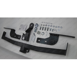 FA 1010-E Бизон Фаркоп на Toyota Highlander 1 XU20-40 2003-2010, Lexus RX 300/350/400 2003-2009 без подрезки бампера. Тип шара: E (легкосъемный шар под квадрат). Нагрузки: 3100/120 к