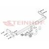 H-208 STEINHOF Фаркоп на Hyundai Accent 2006-2011, кроме сборки ТагАЗ. Требуется подрезка бампера. Тип шара: A. Нагрузки: 1400/60 кг, масса фаркопа 17 кг (без электрики в комплекте)