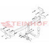 H-251 STEINHOF Фаркоп на Hyundai i40 седан 2011-2019. Требуется подрезка бампера. Тип шара: A. Нагрузки: 1800/85 кг, масса фаркопа 17,8 кг (без электрики в комплекте)
