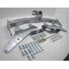 H077C GALIA Полностью оцинкованный фаркоп на Hyundai Starex 2008-2018, 2018-2023, Hyundai H1 2008-2018, 2018-2023. Тип шара: C (горизонтальный съемный). Установка без снятия и выреза бампера. Нагрузки: 2300/100 кг, масса фаркопа 25,57 кг
