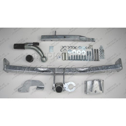 H079C GALIA Полностью оцинкованный фаркоп на Honda Jazz 2008-2014, Honda Fit 2008-2013. Тип шара: C (горизонтальный съемный). Невидимый вырез бампера. Нагрузки: 1100/82 