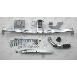 H079C GALIA Полностью оцинкованный фаркоп на Honda Jazz 2008-2014, Honda Fit 2008-2013. Тип шара: C (горизонтальный съемный). Невидимый вырез бампера. Нагрузки: 1100/82 
