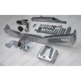 H079C GALIA Полностью оцинкованный фаркоп на Honda Jazz 2008-2014, Honda Fit 2008-2013. Тип шара: C (горизонтальный съемный). Невидимый вырез бампера. Нагрузки: 1100/82 