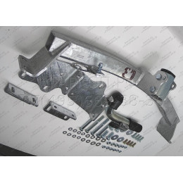 H094C GALIA Полностью оцинкованный фаркоп на Hyundai Grand Santa Fe 2014-2018. Подрозетник убирается за бампер. Тип шара: C (горизонтальный съемный). Невидимый 