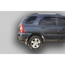 H204-A Лидер-плюс ТСУ для Hyundai Tucson 2004-2010, Kia Sportage 2005-2010 без снятия и выреза бампера. Нагрузки: 1500/75 кг, масса фаркопа 17,4 кг (без электрики в комплек