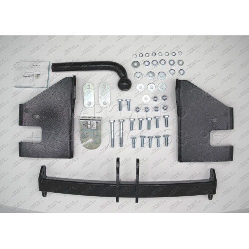 H204-A Лидер-плюс ТСУ для Hyundai Tucson 2004-2010, Kia Sportage 2005-2010 без снятия и выреза бампера. Нагрузки: 1500/75 кг, масса фаркопа 17,4 кг (без электрики в комплекте)