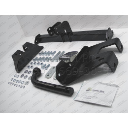 H204-A Лидер-плюс ТСУ для Hyundai Tucson 2004-2010, Kia Sportage 2005-2010 без снятия и выреза бампера. Нагрузки: 1500/75 кг, масса фаркопа 17,4 кг (без электрики в комплек