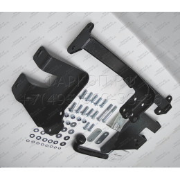 H204-A Лидер-плюс ТСУ для Hyundai Tucson 2004-2010, Kia Sportage 2005-2010 без снятия и выреза бампера. Нагрузки: 1500/75 кг, масса фаркопа 17,4 кг (без электрики в комплек