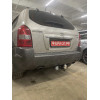 H204-A Лидер-плюс ТСУ для Hyundai Tucson 2004-2010, Kia Sportage 2005-2010 без снятия и выреза бампера. Нагрузки: 1500/75 кг, масса фаркопа 17,4 кг (без электрики в комплекте)