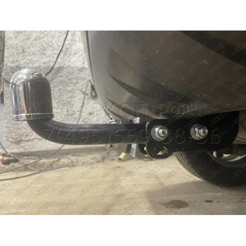 H204-A Лидер-плюс ТСУ для Hyundai Tucson 2004-2010, Kia Sportage 2005-2010 без снятия и выреза бампера. Нагрузки: 1500/75 кг, масса фаркопа 17,4 кг (без электрики в комплекте)