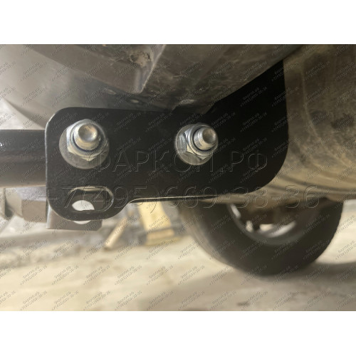 H204-A Лидер-плюс ТСУ для Hyundai Tucson 2004-2010, Kia Sportage 2005-2010 без снятия и выреза бампера. Нагрузки: 1500/75 кг, масса фаркопа 17,4 кг (без электрики в комплекте)