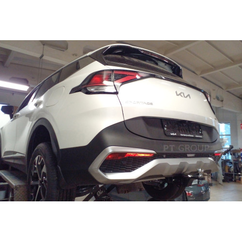 HTS-21-991122.00 PT GROUP Фаркоп на Hyundai Tucson 2021- (сборка РФ), Kia Sportage 2022- без подрезки бампера. Тип шара: E (легкосъемный шар под квадрат). Нагрузки: 2500/100 кг, масса фаркопа 20,3 кг (без электрики в комплекте)