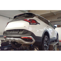 HTS-21-991122.00 PT GROUP Фаркоп на Hyundai Tucson 2021- (сборка РФ), Kia Sportage 2022- без подрезки бампера. Тип шара: E (легкосъемный шар под квадрат). Нагрузки: 2500/100 кг, 