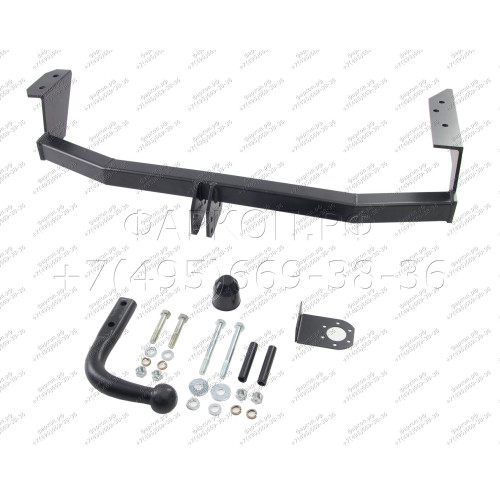 H.H12.A HALTY Фаркоп на Honda Stepwagon 2WD/4WD, кроме авто с обвесом 2005-2009 без подрезки бампера. Тип шара: A. Нагрузки: 750/75 кг, масса фаркопа 13,95 кг