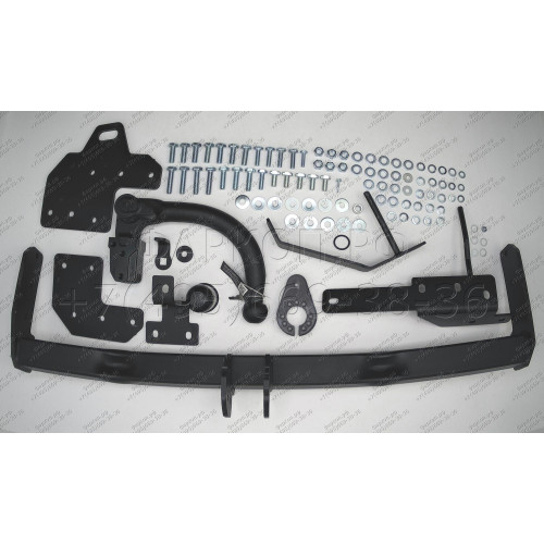 I-027 STEINHOF Фаркоп на Infiniti QX70 2014-2017, Infiniti QX50 2014-2018, Infiniti FX 2009-2014, Infiniti EX 2008-2014. Требуется подрезка бампера. Тип шара: AV (вертикальное быстросъемное крепление шара на ключе). Нагрузки: 2200/100 кг, масса фаркопа 29