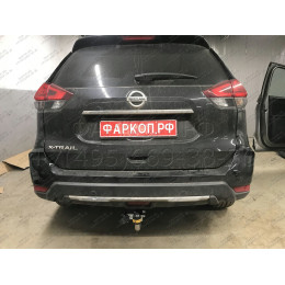 91412-A MOTODOR Фаркоп с оцинкованным шаром на Nissan X-Trail T32 2014-2022, Renault Koleos 2017-2020 без выреза в бампере. Тип шара: A. Нагрузки: 2000/100 кг, масса фаркопа 19,5 кг