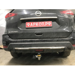 91412-A MOTODOR Фаркоп с оцинкованным шаром на Nissan X-Trail T32 2014-2022, Renault Koleos 2017-2020 без выреза в бампере. Тип шара: A. Нагрузки: 2000/100 кг, масса фаркопа 19,5 кг