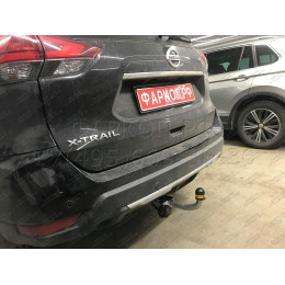 91412-A MOTODOR Фаркоп с оцинкованным шаром на Nissan X-Trail T32 2014-2022, Renault Koleos 2017-2020 без выреза в бампере. Тип шара: A. Нагрузки: 2000/100 кг, масса фаркопа 19,5 кг