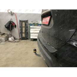 91412-A MOTODOR Фаркоп с оцинкованным шаром на Nissan X-Trail T32 2014-2022, Renault Koleos 2017-2020 без выреза в бампере. Тип шара: A. Нагрузки: 2000/100 кг, масса фаркопа 19,5 кг