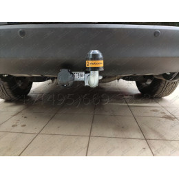 92506-A MOTODOR Фаркоп с оцинкованным шаром на Toyota RAV4 2013-2019. Необходима подрезка бампера. Тип шара: A. Нагрузки: 1500/75 кг, масса фаркопа 23 кг (без элект