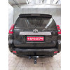 FA 1009-E Бизон Фаркоп на Toyota Land Cruiser Prado 150 2009-2023, Toyota Land Cruiser Prado 120 2002-2009 (3 точки крепления), Lexus GX 2003-2009, 2009-2023 без подрезки бампера. Тип шара: E (легкосъемный шар под квадрат). Нагрузки: 3500/120 кг. Не компл
