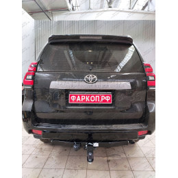 FA 1009-E Бизон Фаркоп на Toyota Land Cruiser Prado 150 2009-2023, Toyota Land Cruiser Prado 120 2002-2009 (3 точки крепления), Lexus GX 2003-2009, 2009-2023 без подрезки бампера. Тип шара: E (легко