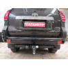 FA 1009-E Бизон Фаркоп на Toyota Land Cruiser Prado 150 2009-2023, Toyota Land Cruiser Prado 120 2002-2009 (3 точки крепления), Lexus GX 2003-2009, 2009-2023 без подрезки бампера. Тип шара: E (легкосъемный шар под квадрат). Нагрузки: 3500/120 кг. Не компл