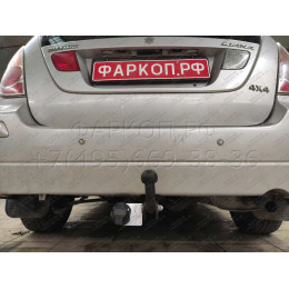 SZ 07 AVTOS Фаркоп на Suzuki Liana хетчбек 2001-2007. Необходима подрезка бампера. Тип шара: A. Нагрузки: 1200/75 кг, масса фаркопа 17 кг (без электрики в комплект