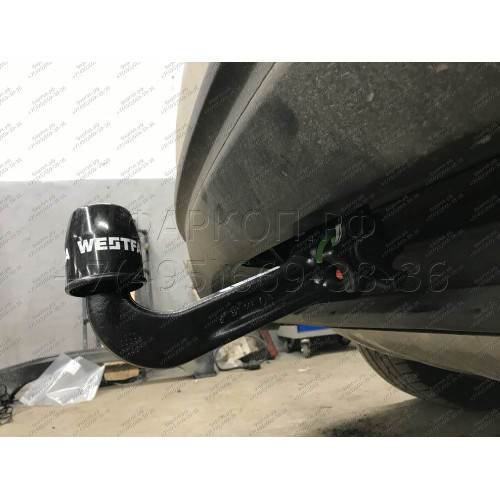 321736600001 WESTFALIA Фаркоп на Volkswagen Touareg 2002-2010, 2010-2018, Porsche Cayenne 2002-2010, 2010-2017. Быстросъемное вертикальное крепление шара на ключе. Нагрузки 3500/140 кг, масса фаркопа 34 кг