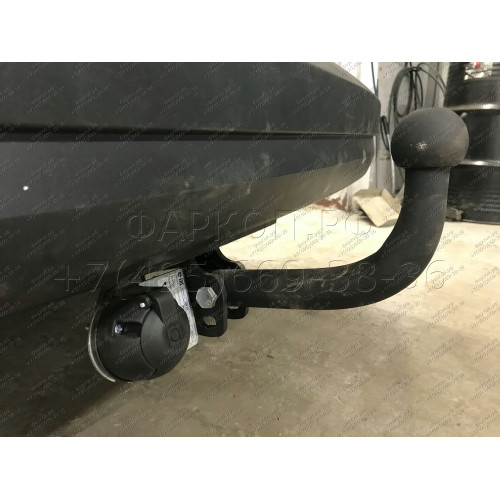 VW 21 AVTOS Фаркоп на Volkswagen Caddy 2004-2021 без подрезки бампера. Тип шара: A. Нагрузки: 1250/75 кг, масса фаркопа 22,5 кг (без электрики в комплекте)