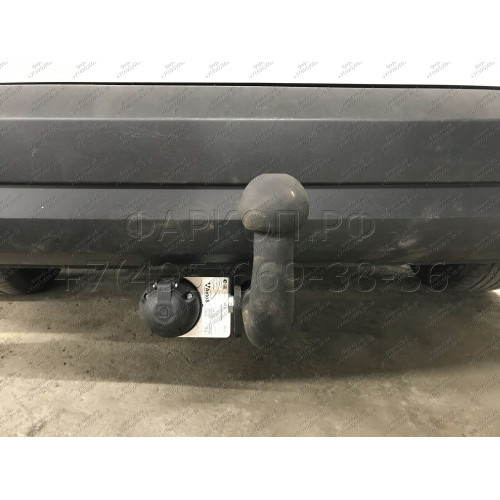 VW 21 AVTOS Фаркоп на Volkswagen Caddy 2004-2021 без подрезки бампера. Тип шара: A. Нагрузки: 1250/75 кг, масса фаркопа 22,5 кг (без электрики в комплекте)