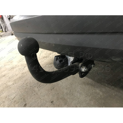 VW 21 AVTOS Фаркоп на Volkswagen Caddy 2004-2021 без подрезки бампера. Тип шара: A. Нагрузки: 1250/75 кг, масса фаркопа 22,5 кг (без электрики в комплекте)