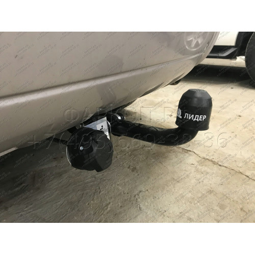 H204-A Лидер-плюс ТСУ для Hyundai Tucson 2004-2010, Kia Sportage 2005-2010 без снятия и выреза бампера. Нагрузки: 1500/75 кг, масса фаркопа 17,4 кг (без электрики в комплекте)