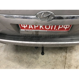 H204-A Лидер-плюс ТСУ для Hyundai Tucson 2004-2010, Kia Sportage 2005-2010 без снятия и выреза бампера. Нагрузки: 1500/75 кг, масса фаркопа 17,4 кг (без электрики в комплек