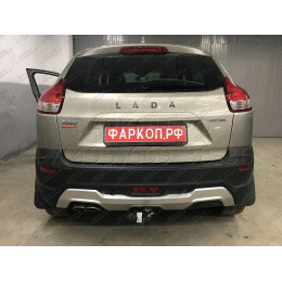 1240-A ORIS Фаркоп на Лада Х РЕЙ (Lada XRay) 2016-2022, Lada XRay Cross 2018-2022 без подрезки бампера. Тип шара: A. Нагрузки: 1200/75 кг, масса фаркопа 14,2 кг (без электрики в