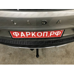 1240-A ORIS Фаркоп на Лада Х РЕЙ (Lada XRay) 2016-2022, Lada XRay Cross 2018-2022 без подрезки бампера. Тип шара: A. Нагрузки: 1200/75 кг, масса фаркопа 14,2 кг (без электрики в