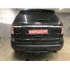 F123C GALIA Полностью оцинкованный фаркоп на Ford Explorer 2011-2015 (без подрезки бампера), Ford Explorer 2015-2020 (минимальная подрезка бампера). Подрозетник убирается за бампер. Тип шара: C (горизонтальный съемный). Нагрузки: 2400/130 кг, масса фаркоп