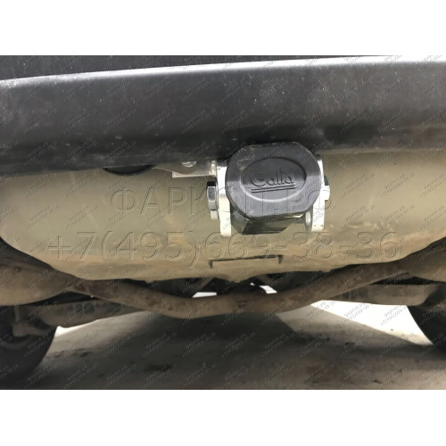 F123C GALIA Полностью оцинкованный фаркоп на Ford Explorer 2011-2015 (без подрезки бампера), Ford Explorer 2015-2020 (минимальная подрезка бампера). Подрозетник убирается за бампер. Тип шара: C (горизонтальный съемный). Нагрузки: 2400/130 кг, масса фаркоп