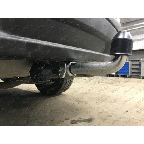 F123C GALIA Полностью оцинкованный фаркоп на Ford Explorer 2011-2015 (без подрезки бампера), Ford Explorer 2015-2020 (минимальная подрезка бампера). Подрозетник убирается за бампер. Тип шара: C (горизонтальный съемный). Нагрузки: 2400/130 кг, масса фаркоп