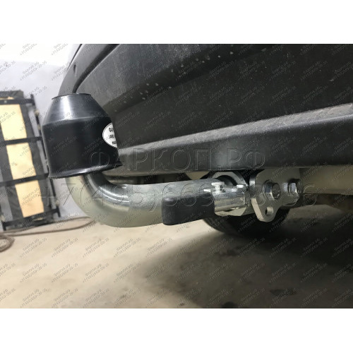 F123C GALIA Полностью оцинкованный фаркоп на Ford Explorer 2011-2015 (без подрезки бампера), Ford Explorer 2015-2020 (минимальная подрезка бампера). Подрозетник убирается за бампер. Тип шара: C (горизонтальный съемный). Нагрузки: 2400/130 кг, масса фаркоп