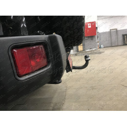 4852-A ORIS Фаркоп на Jeep Wrangler JK 2007-2018, JL 2018- без выреза в бампере. Тип шара: A. Нагрузки: 3100/90 кг, масса фаркопа 9,1 кг (без электрики в комплекте)