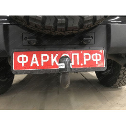 4852-A ORIS Фаркоп на Jeep Wrangler JK 2007-2018, JL 2018- без выреза в бампере. Тип шара: A. Нагрузки: 3100/90 кг, масса фаркопа 9,1 кг (без электрики в комплекте)
