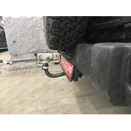 4852-A ORIS Фаркоп на Jeep Wrangler JK 2007-2018, JL 2018- без выреза в бампере. Тип шара: A. Нагрузки: 3100/90 кг, масса фаркопа 9,1 кг (без электрики в комплекте)