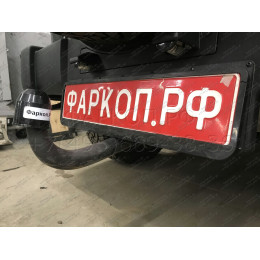 4852-A ORIS Фаркоп на Jeep Wrangler JK 2007-2018, JL 2018- без выреза в бампере. Тип шара: A. Нагрузки: 3100/90 кг, масса фаркопа 9,1 кг (без электрики в комплекте)