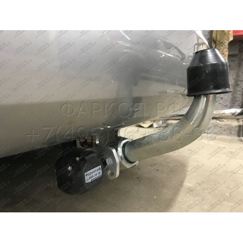 H077C GALIA Полностью оцинкованный фаркоп на Hyundai Starex 2008-2018, 2018-2023, Hyundai H1 2008-2018, 2018-2023. Тип шара: C (горизонтальный съемный). Установка без снятия и выреза бампера. Нагрузки: 2300/100 кг, масса фаркопа 25,57 кг
