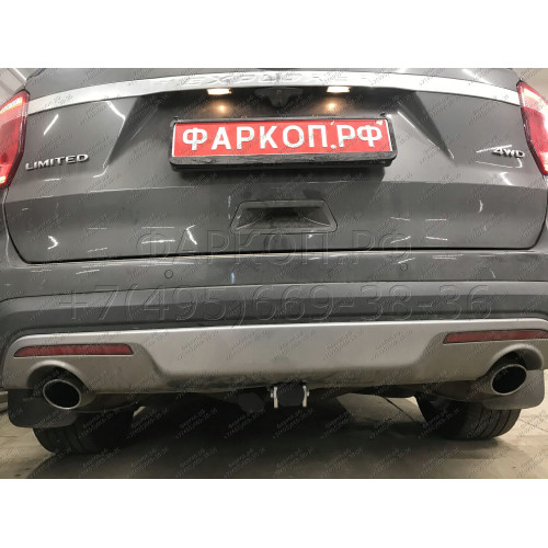 F123C GALIA Полностью оцинкованный фаркоп на Ford Explorer 2011-2015 (без подрезки бампера), Ford Explorer 2015-2020 (минимальная подрезка бампера). Подрозетник убирается за бампер. Тип шара: C (горизонтальный съемный). Нагрузки: 2400/130 кг, масса фаркоп