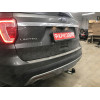 F123C GALIA Полностью оцинкованный фаркоп на Ford Explorer 2011-2015 (без подрезки бампера), Ford Explorer 2015-2020 (минимальная подрезка бампера). Подрозетник убирается за бампер. Тип шара: C (горизонтальный съемный). Нагрузки: 2400/130 кг, масса фаркоп