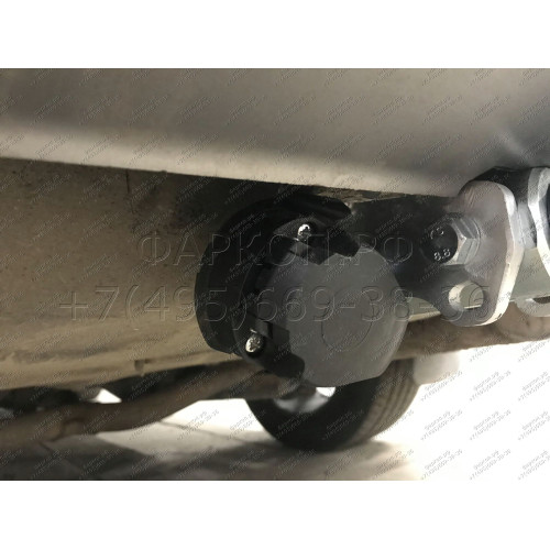 F123C GALIA Полностью оцинкованный фаркоп на Ford Explorer 2011-2015 (без подрезки бампера), Ford Explorer 2015-2020 (минимальная подрезка бампера). Подрозетник убирается за бампер. Тип шара: C (горизонтальный съемный). Нагрузки: 2400/130 кг, масса фаркоп